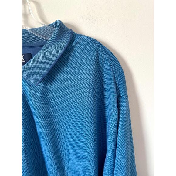 Cutter & Buck Performance Short Sleeve Polo Collar Shirt Blue Size 3XL - Picture 3 of 7